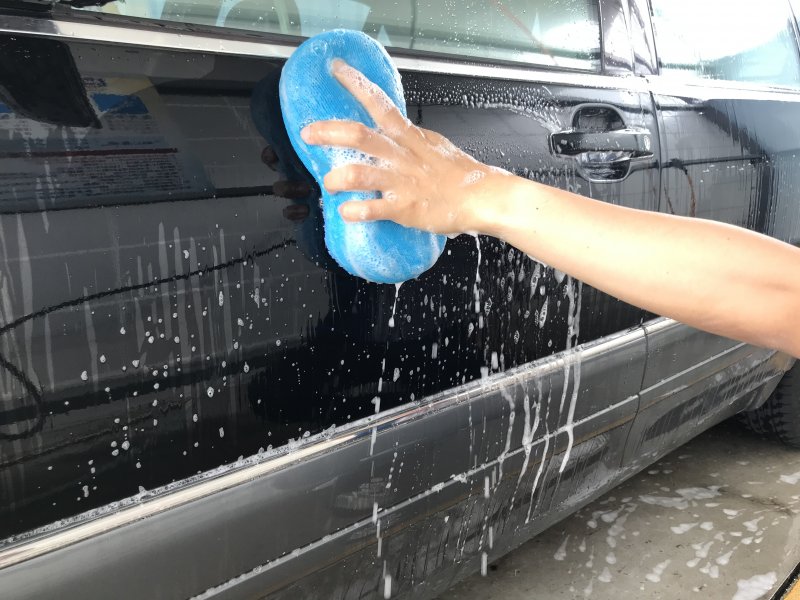 洗車正確行為