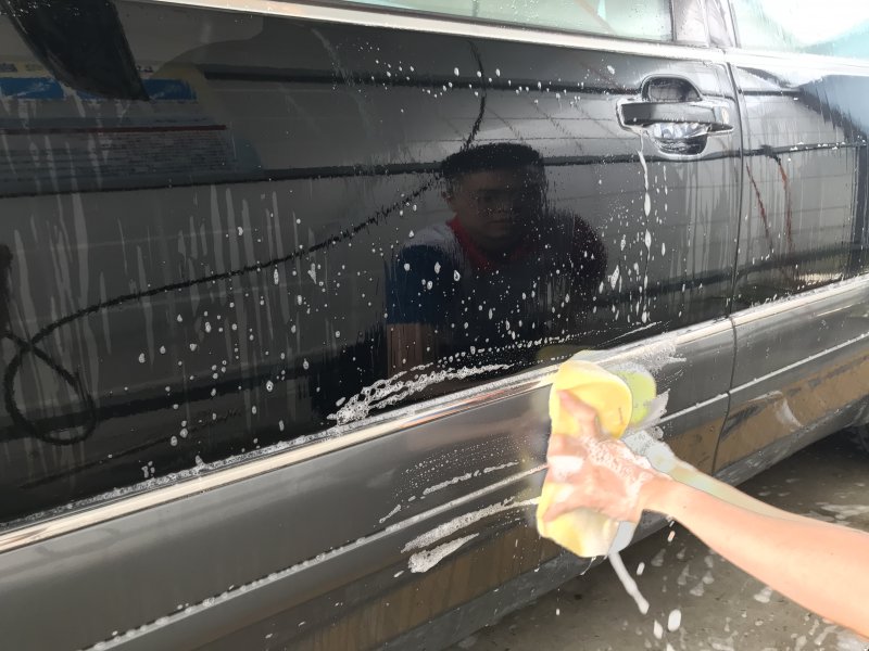 洗車正確行為